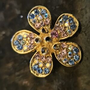 Multicolor Flower Brooch